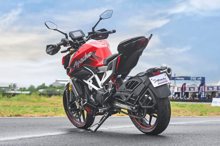 TVS Apache RTR 310 rear shot